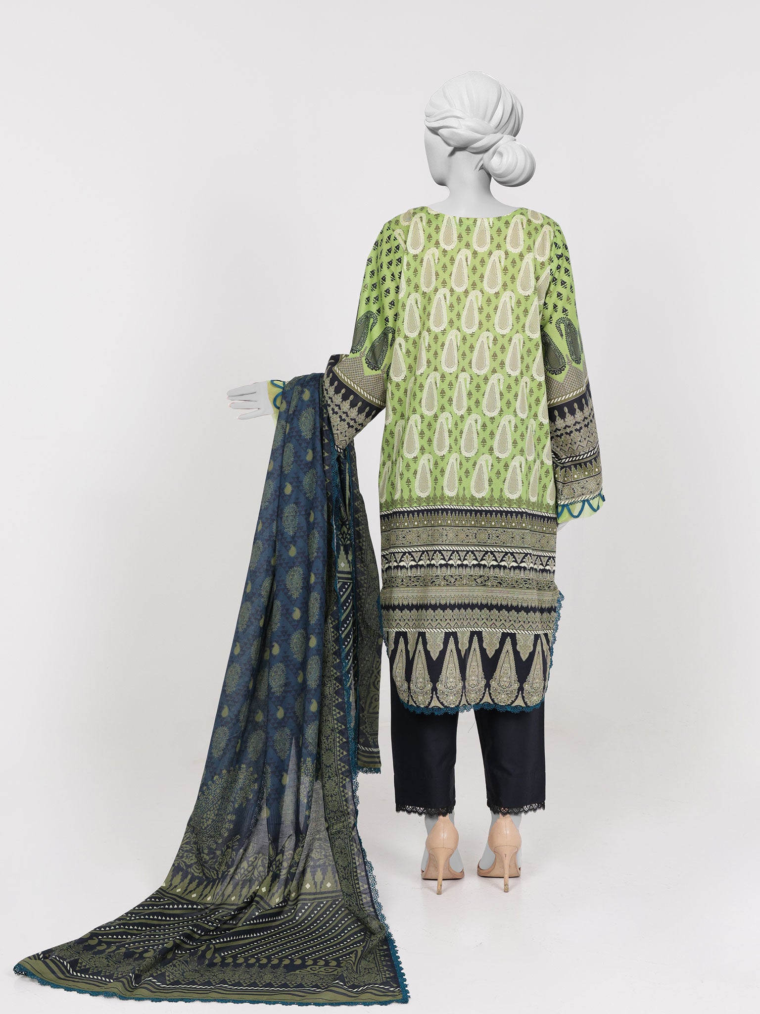 Lawn Embroidered 3 Piece Unstitched | PLUE-25-1586