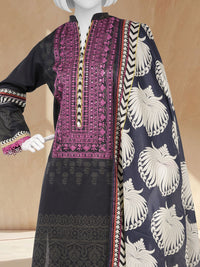 Lawn Embroidered 3 Piece Unstitched | PLUE261085U