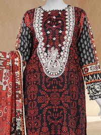Lawn Embroidered 3 Piece Unstitched | PLUE261227U
