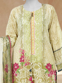 Lawn Embroidered 3 Piece Unstitched | PLUE261304U