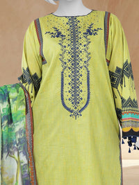 Lawn Embroidered 3 Piece Unstitched | PLUE261321U