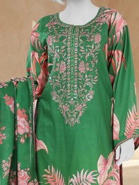 Lawn Embroidered 3 Piece Unstitched | PLUE261337U