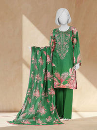 Lawn Embroidered 3 Piece Unstitched | PLUE261337U
