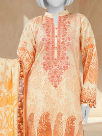 Lawn Embroidered 3 Piece Unstitched | PLUE261365U
