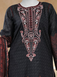Lawn Embroidered 3 Piece Unstitched | PLUE261459U