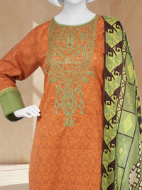 Lawn Embroidered 3 Piece Unstitched | PLUE261485U