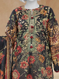 Lawn Embroidered 3 Piece Unstitched | PLUE261561U