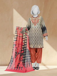 Lawn Embroidered 3 Piece Unstitched | PLUE261563U
