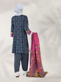 Lawn Printed 3 Piece Unstitched Suit | PLU-24-1493