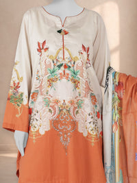 3Pc Stitched Printed Lawn  Suit | PLS251317