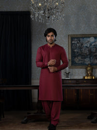 Maroon Oak Rang-e-Sahar Men Suit | PMKS-10072