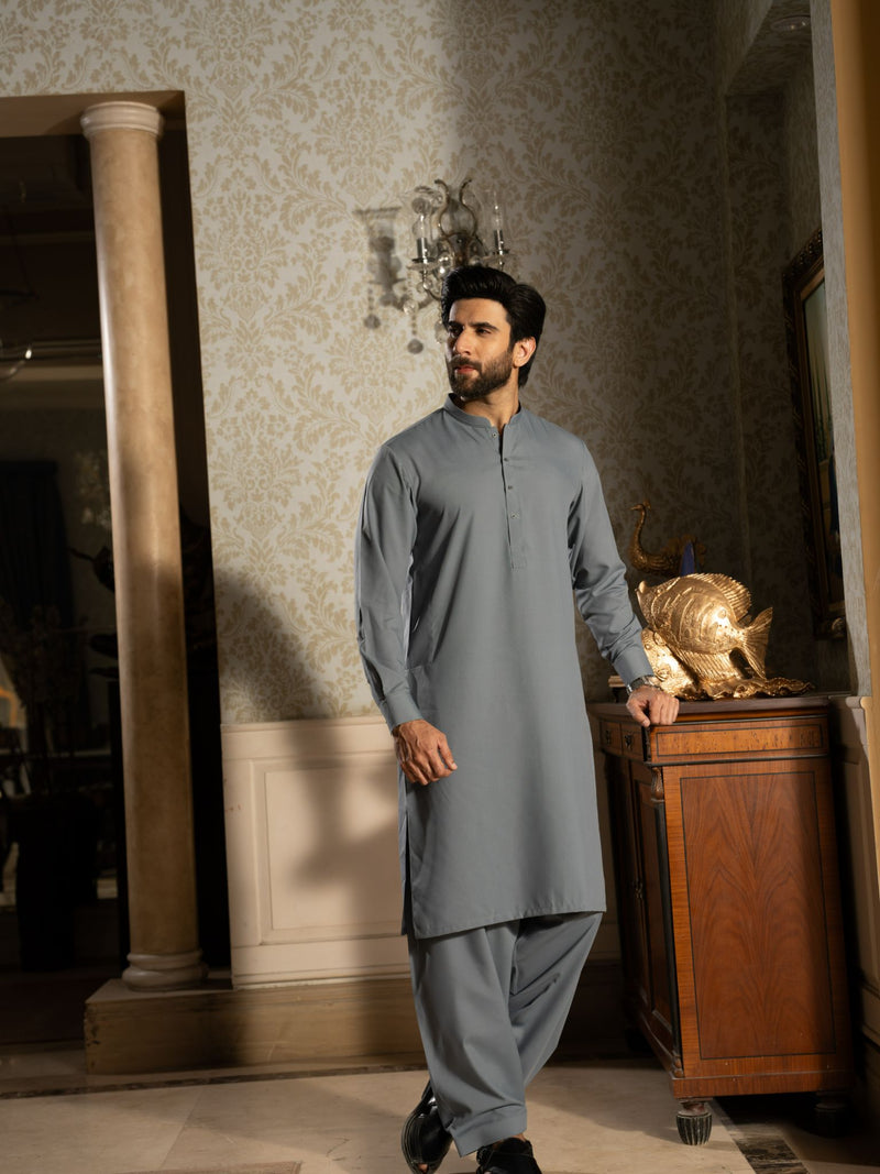 Blue Mivage Rang-e-Sahar Men Suit | PMKS-10079