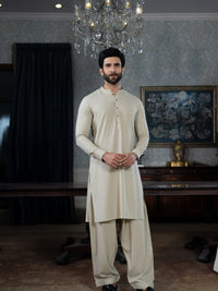 Moss Grey Rang-e-Sahar Men Unstitched Fabric | PMU-10102