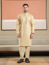 Camel Latha Unstitched Fabric | PMU-10125