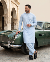 Dobby Blended Men Unstitched Fabric | PMU-10135BX