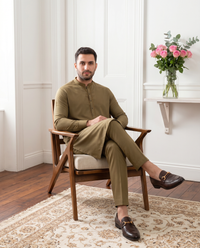 Dobby Blended Men Unstitched Fabric | PMU-10137BX