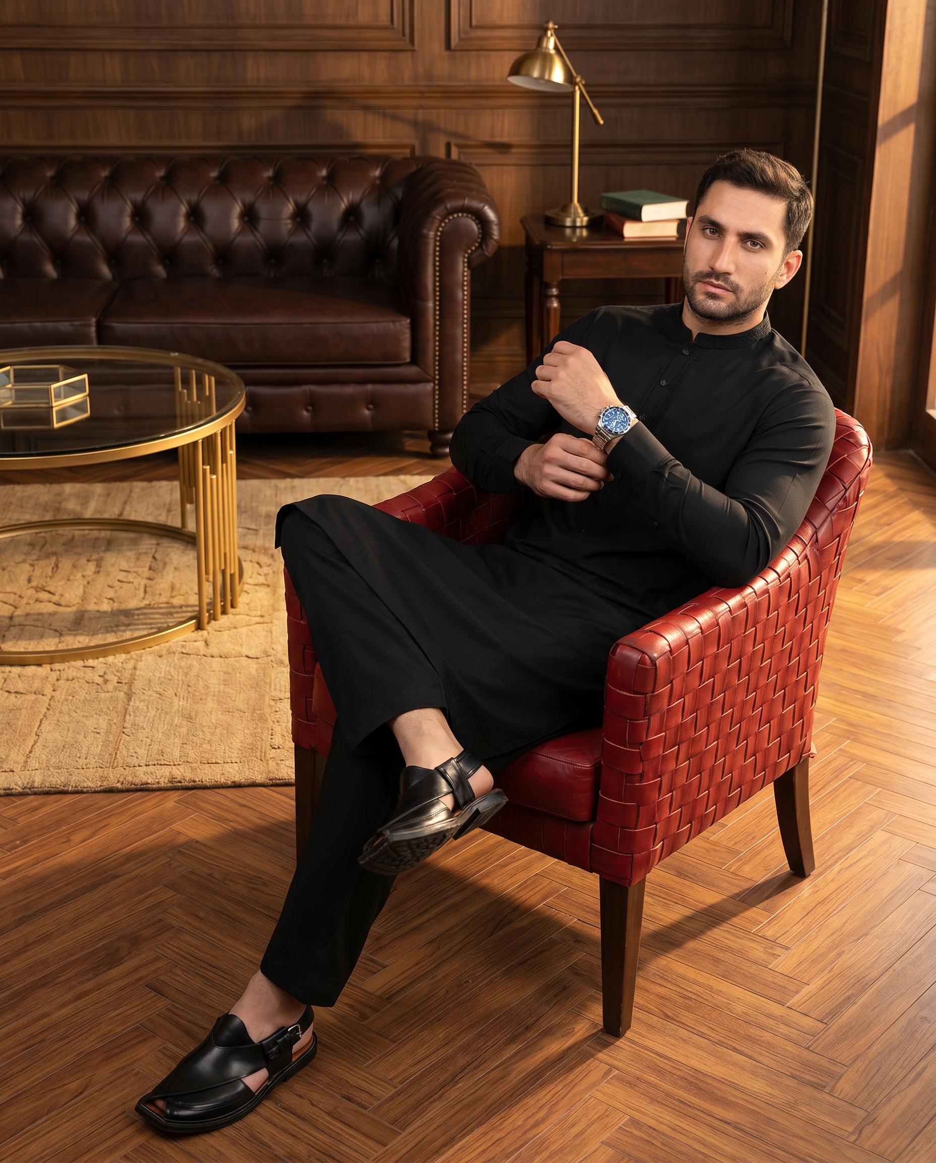 Dobby Blended Men Unstitched Fabric | PMU-10140BX