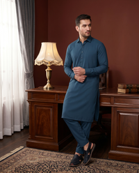 Dobby Blended Men Unstitched Fabric | PMU-10141BX