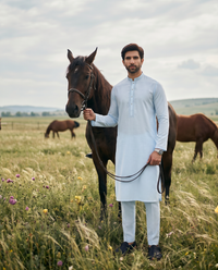 Slub Blended Men Unstitched Fabric | PMU-10146BX