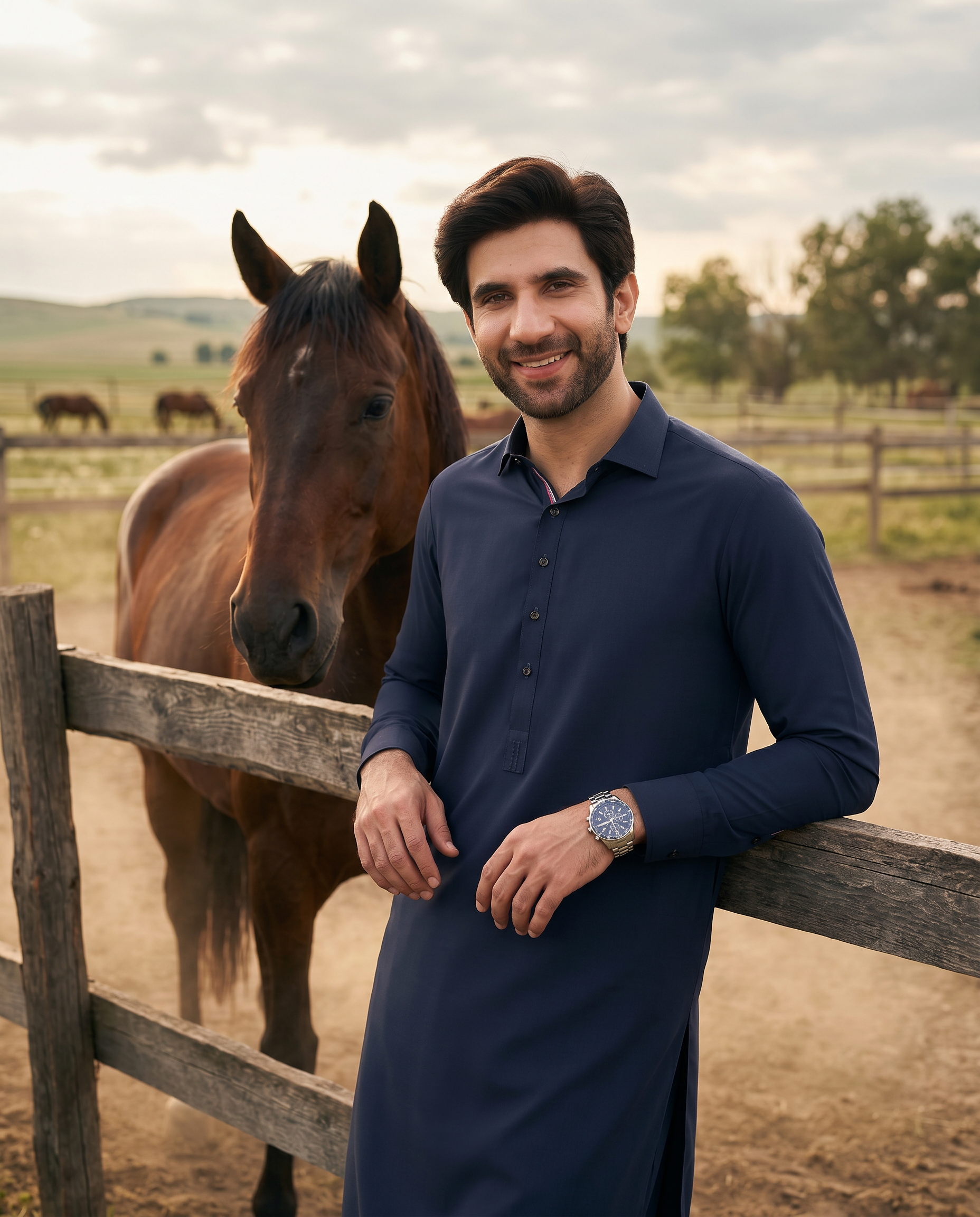 Slub Blended Men Unstitched Fabric | PMU-10151BX