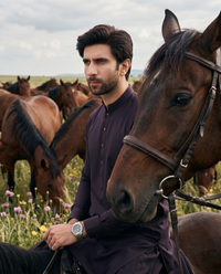 Slub Blended Men Unstitched Fabric | PMU-10152BX