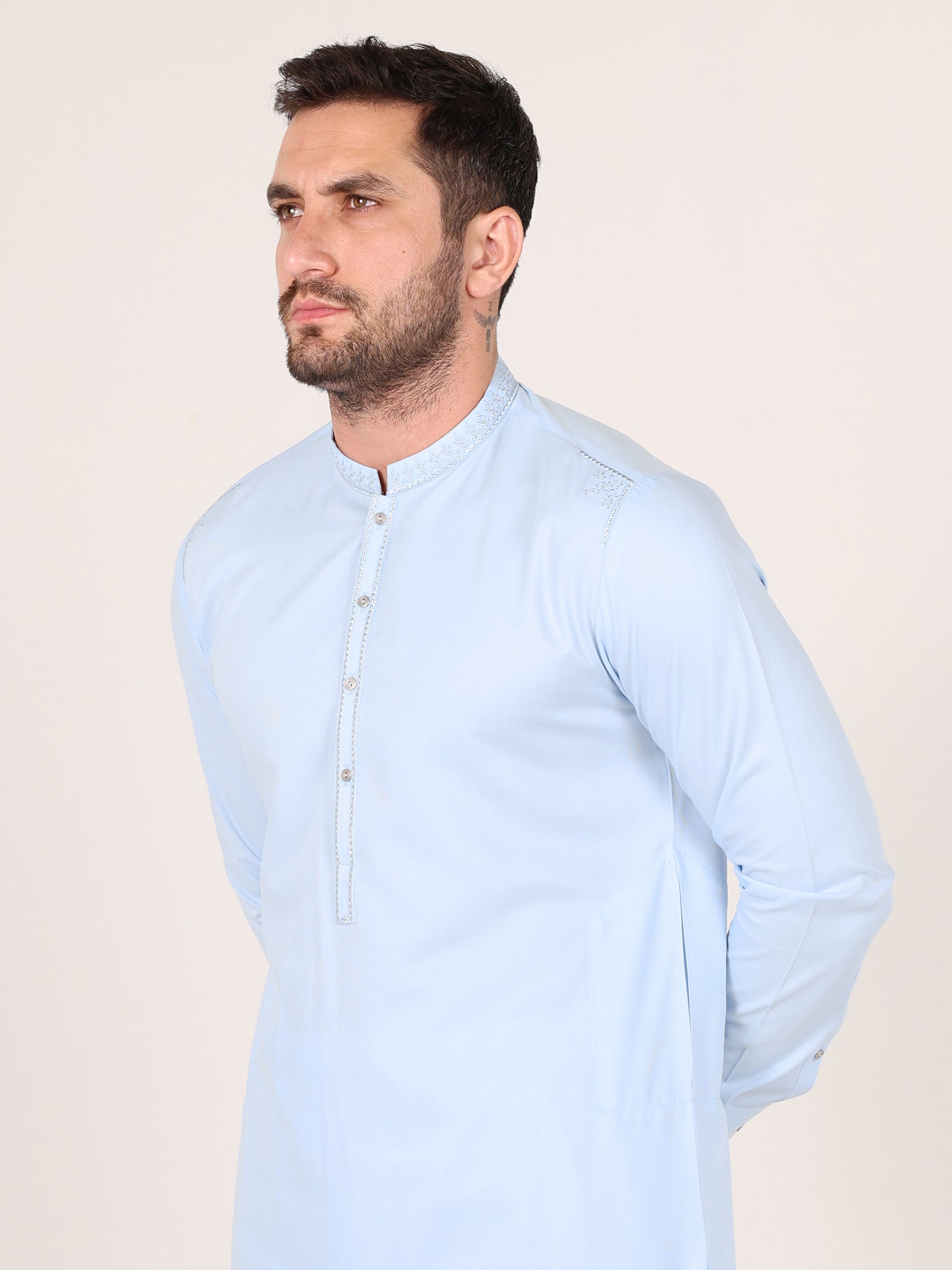Dobby Blended Men Unstitched Fabric | PMU-10135BX
