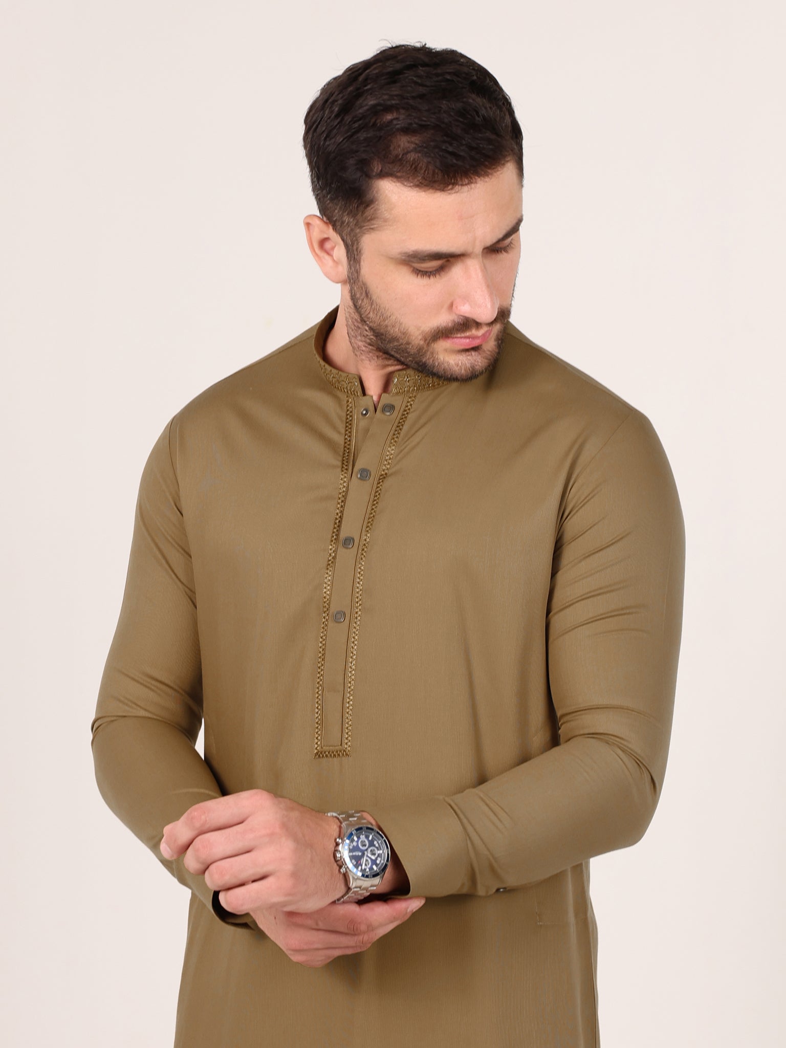 Dobby Blended Men Unstitched Fabric | PMU-10137BX