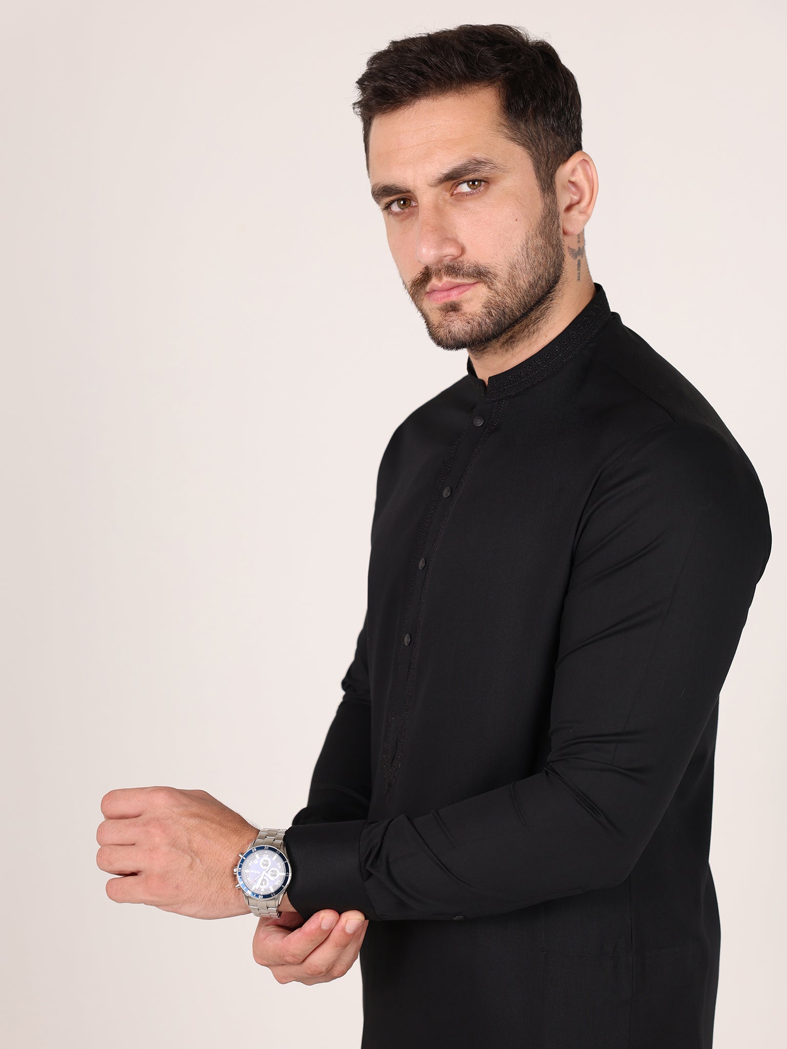 Dobby Blended Men Unstitched Fabric | PMU-10140BX