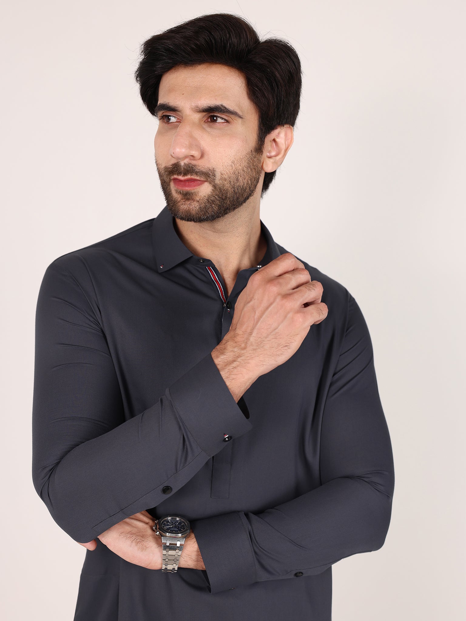 Dobby Blended Men Unstitched Fabric | PMU-10144BX