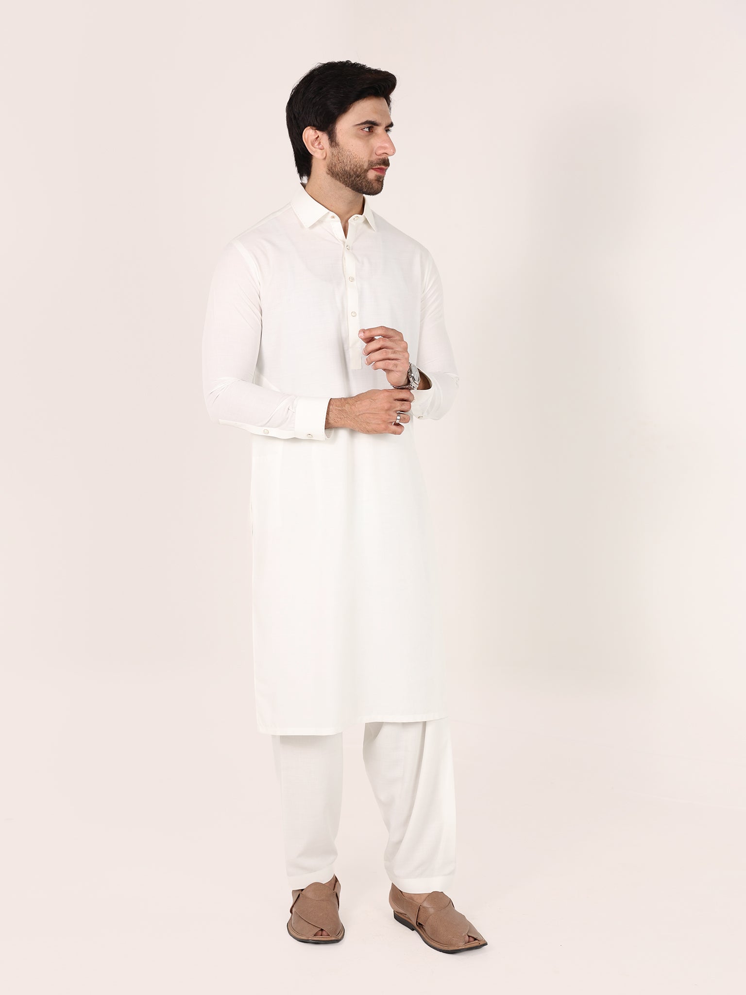 Slub Blended Men Unstitched Fabric | PMU-10148BX