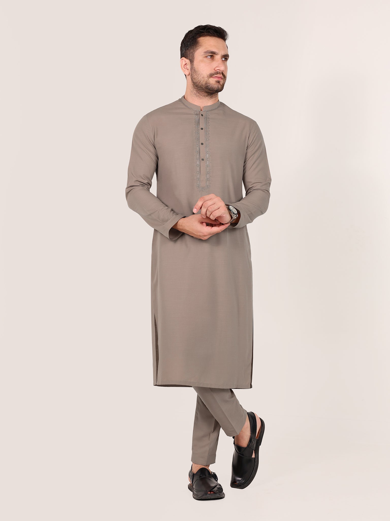 Slub Blended Men Unstitched Fabric | PMU-10150BX