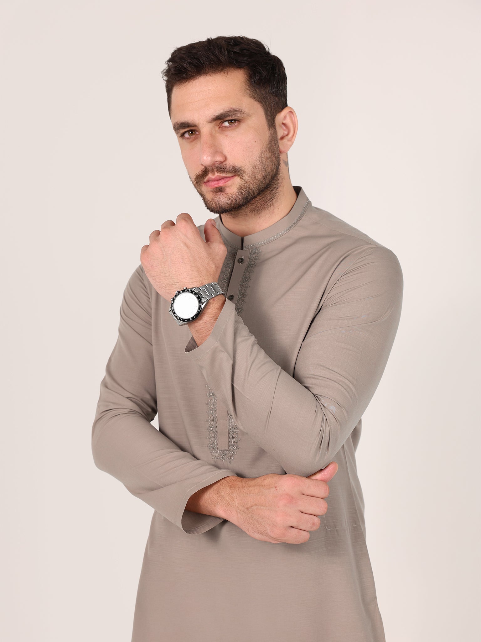 Slub Blended Men Unstitched Fabric | PMU-10150BX