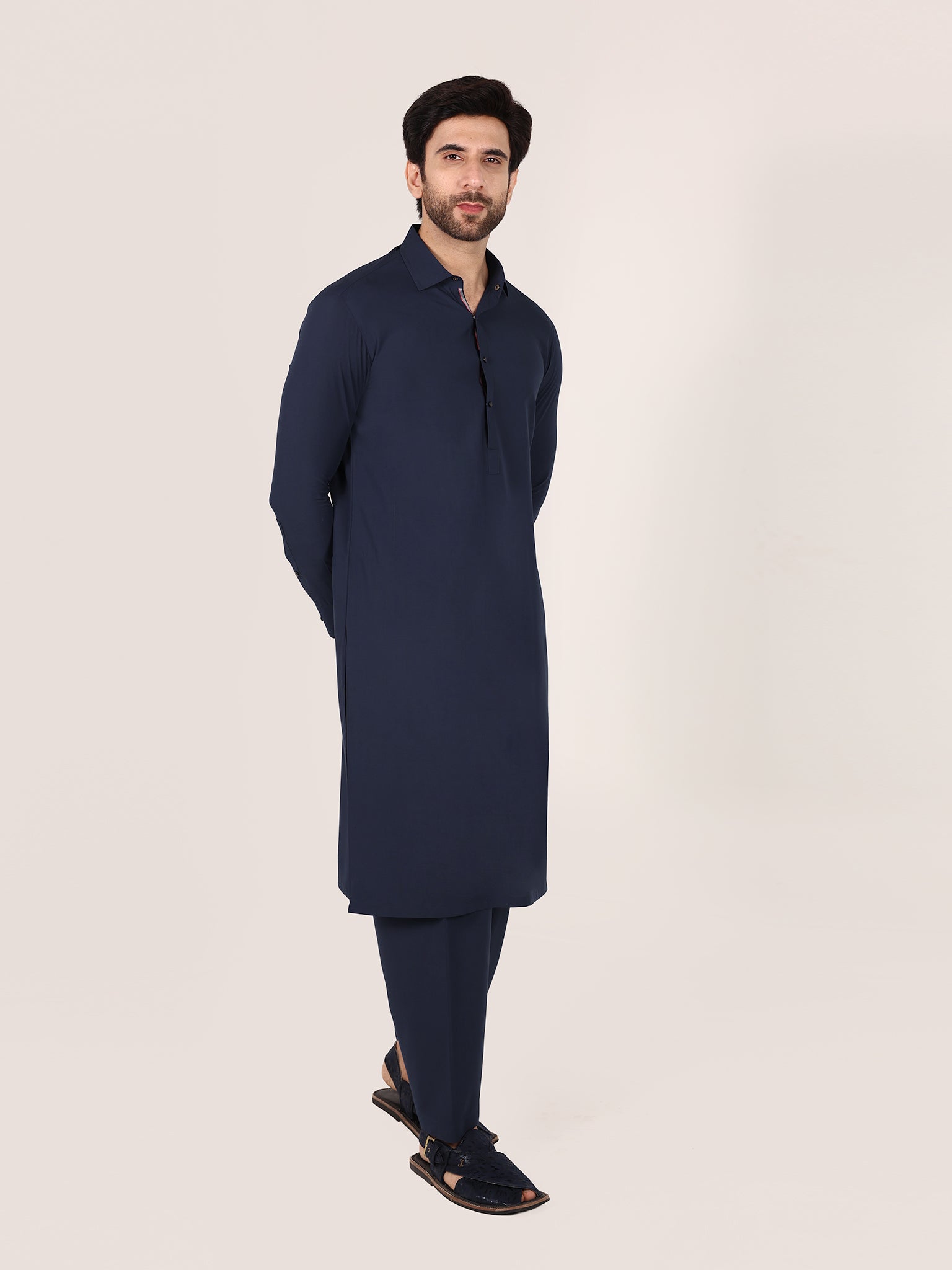 Slub Blended Men Unstitched Fabric | PMU-10151BX