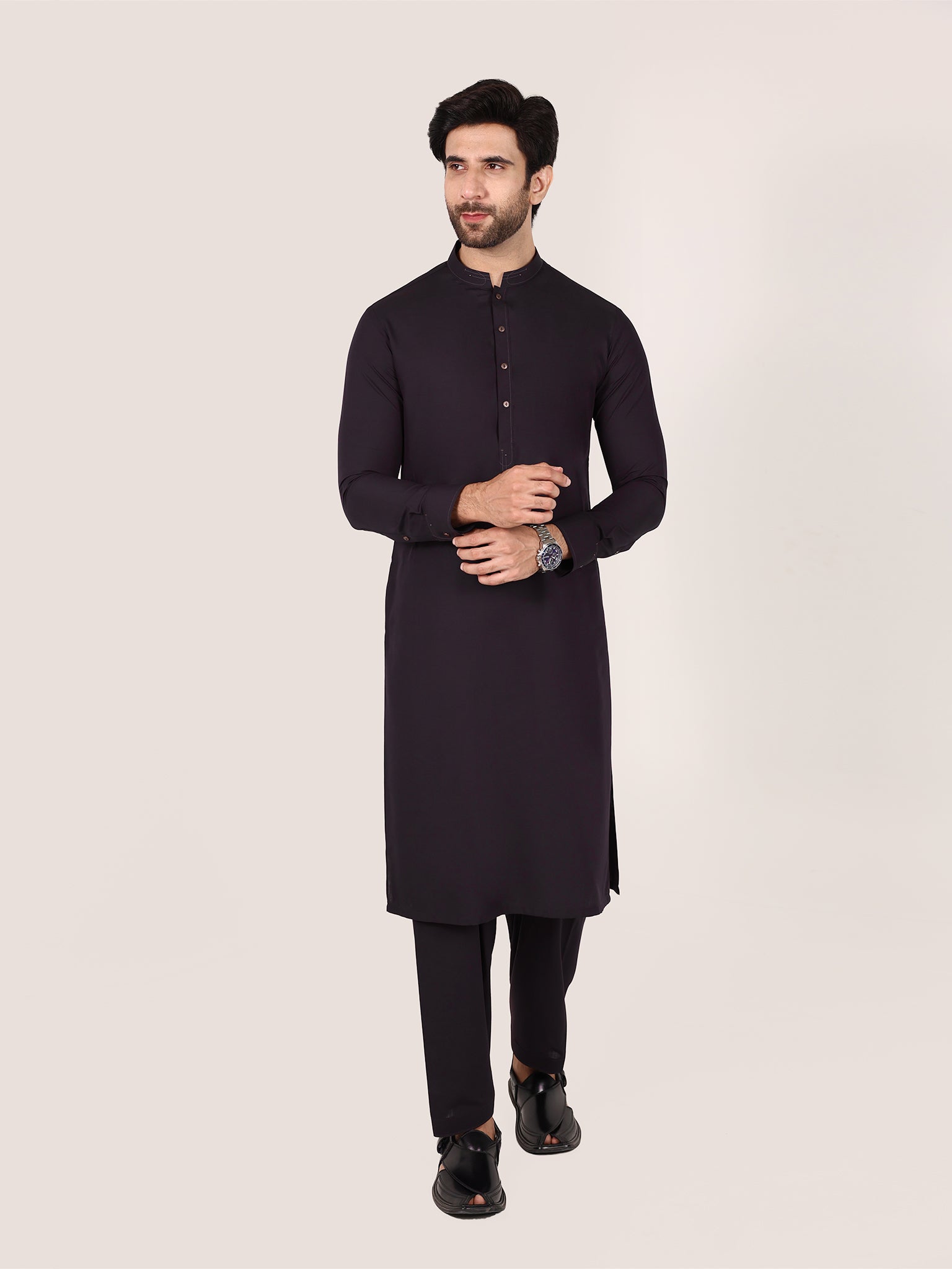 Slub Blended Men Unstitched Fabric | PMU-10152BX
