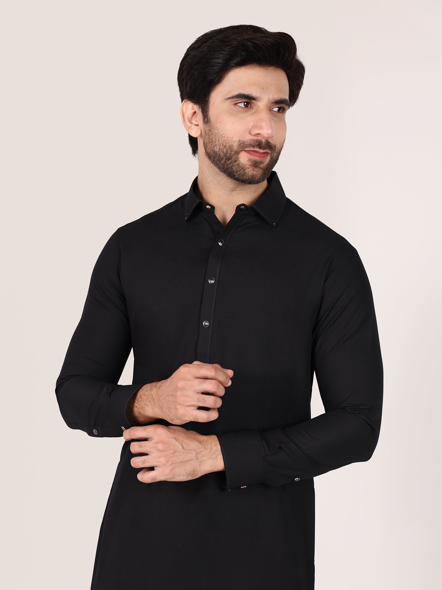 Slub Blended Men Unstitched Fabric | PMU-10153BX