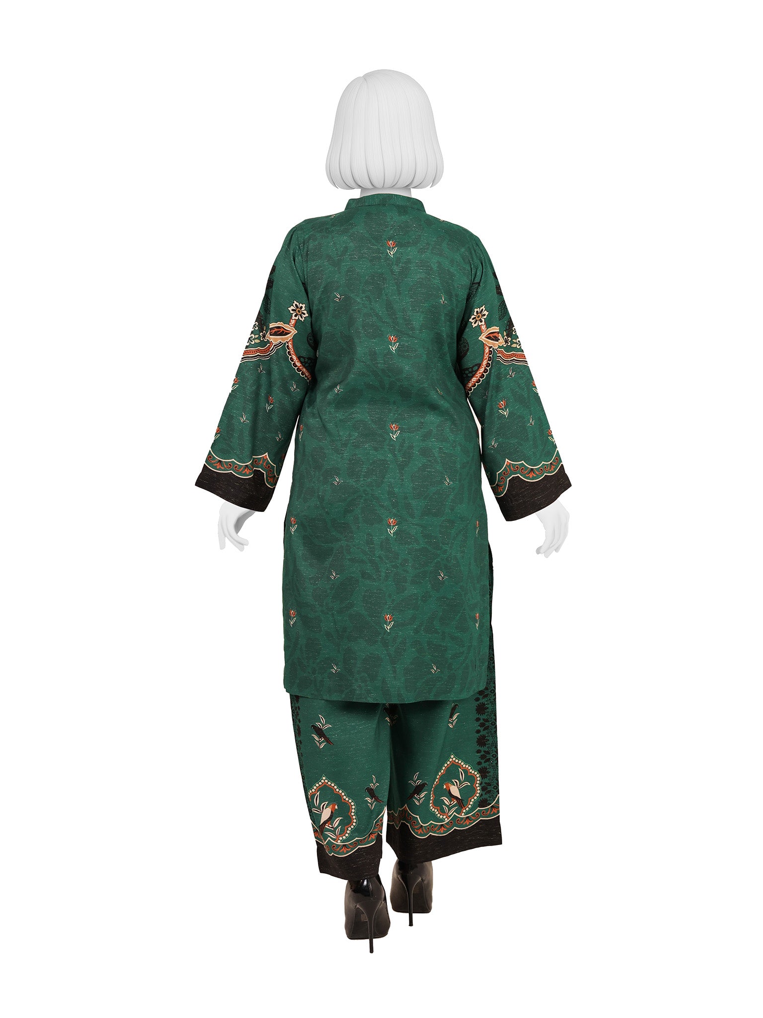 2Pc Stitched Luxury Sparkle Suit | PJSP-25022