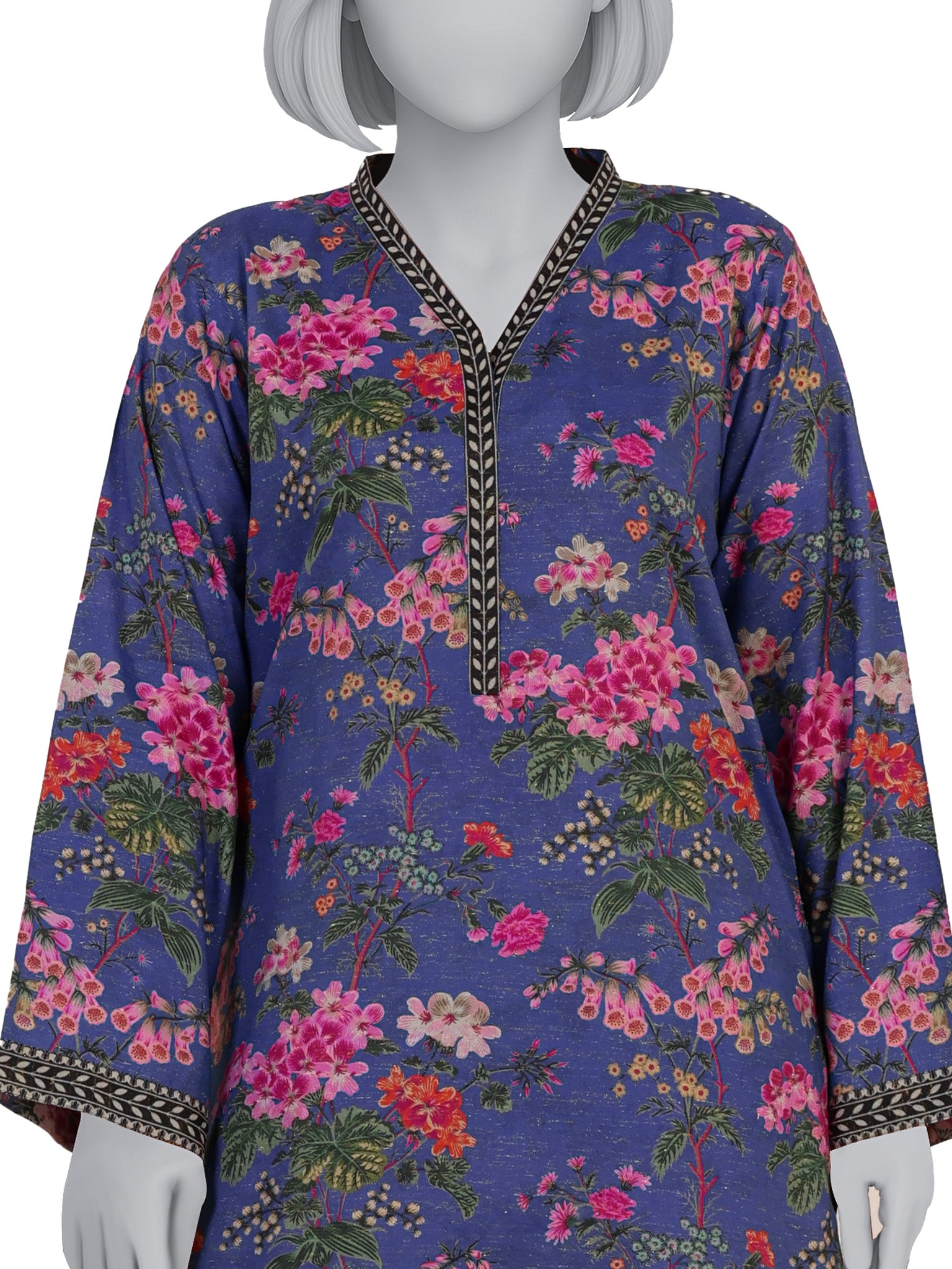 2Pc Stitched Luxury Sparkle Suit | PJSP-25024