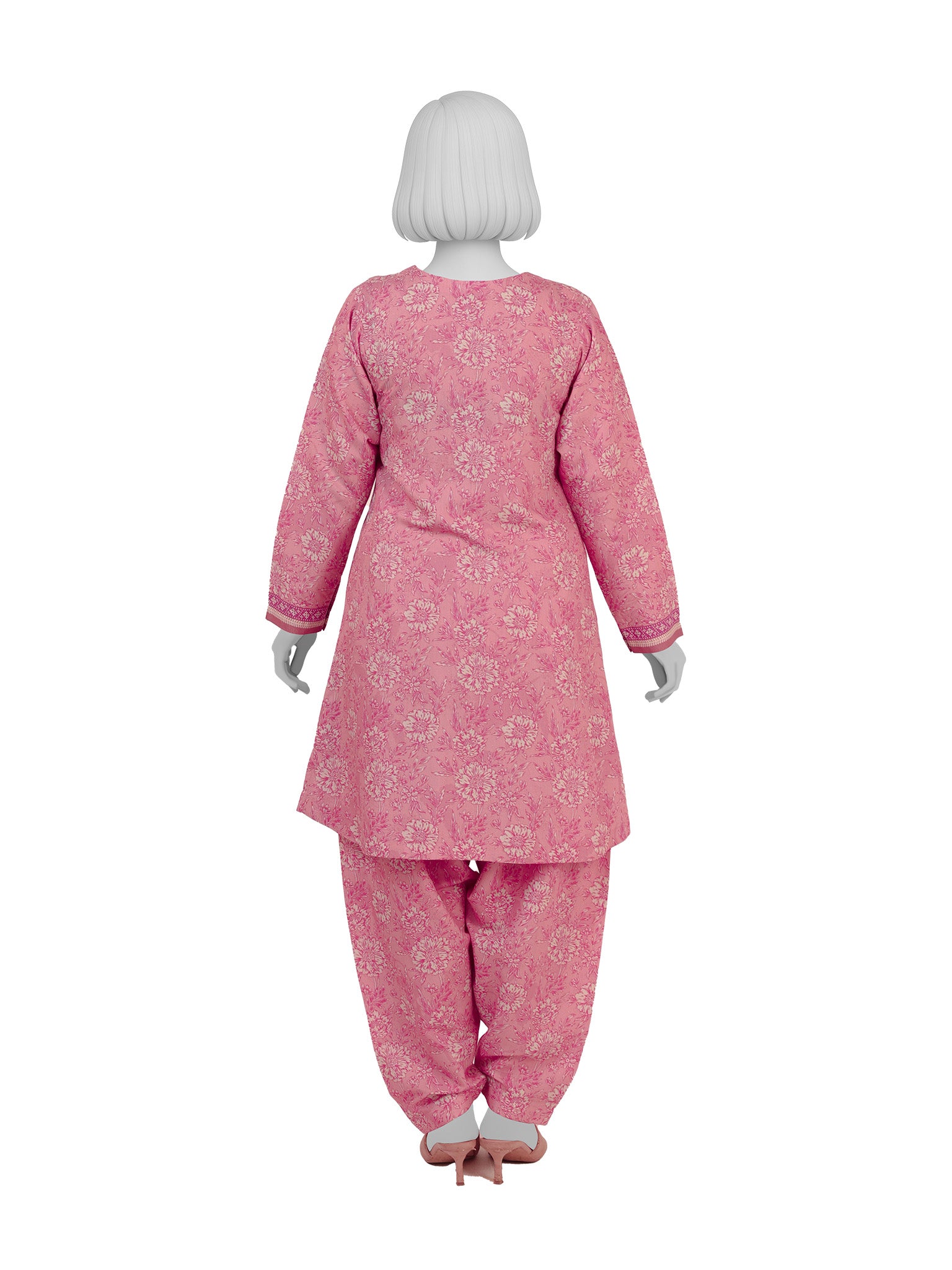 2Pc Stitched Luxury Sparkle Suit | PJSP-25026