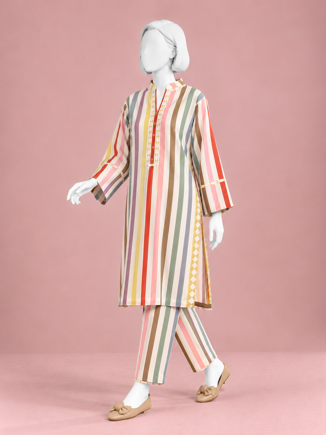 Printed Lawn Co-Ord Set  | PJBWUC-25014