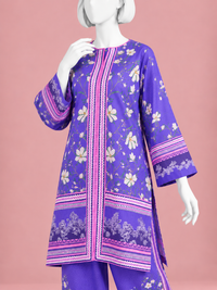 Printed Lawn Co-Ord Set  | PJLWUC-25019