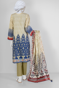 Lawn  Printed 3 Piece Unstitched | PLU-24-1176