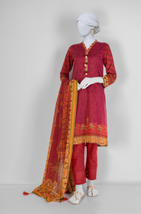 Lawn  Printed 3 Piece Unstitched | PLU-24-1184