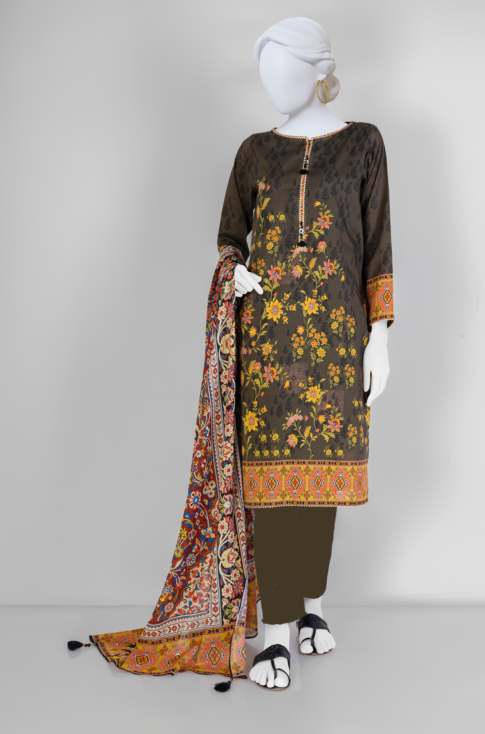 Lawn  Printed 3 Piece Unstitched | PLU-24-1187