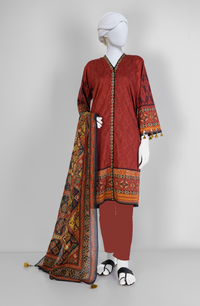 Lawn  Printed 3 Piece Unstitched | PLU-24-1188