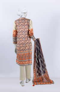 Lawn  Printed 3 Piece Unstitched | PLU-24-1193