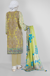 Lawn  Printed 3 Piece Unstitched | PLU-24-1198