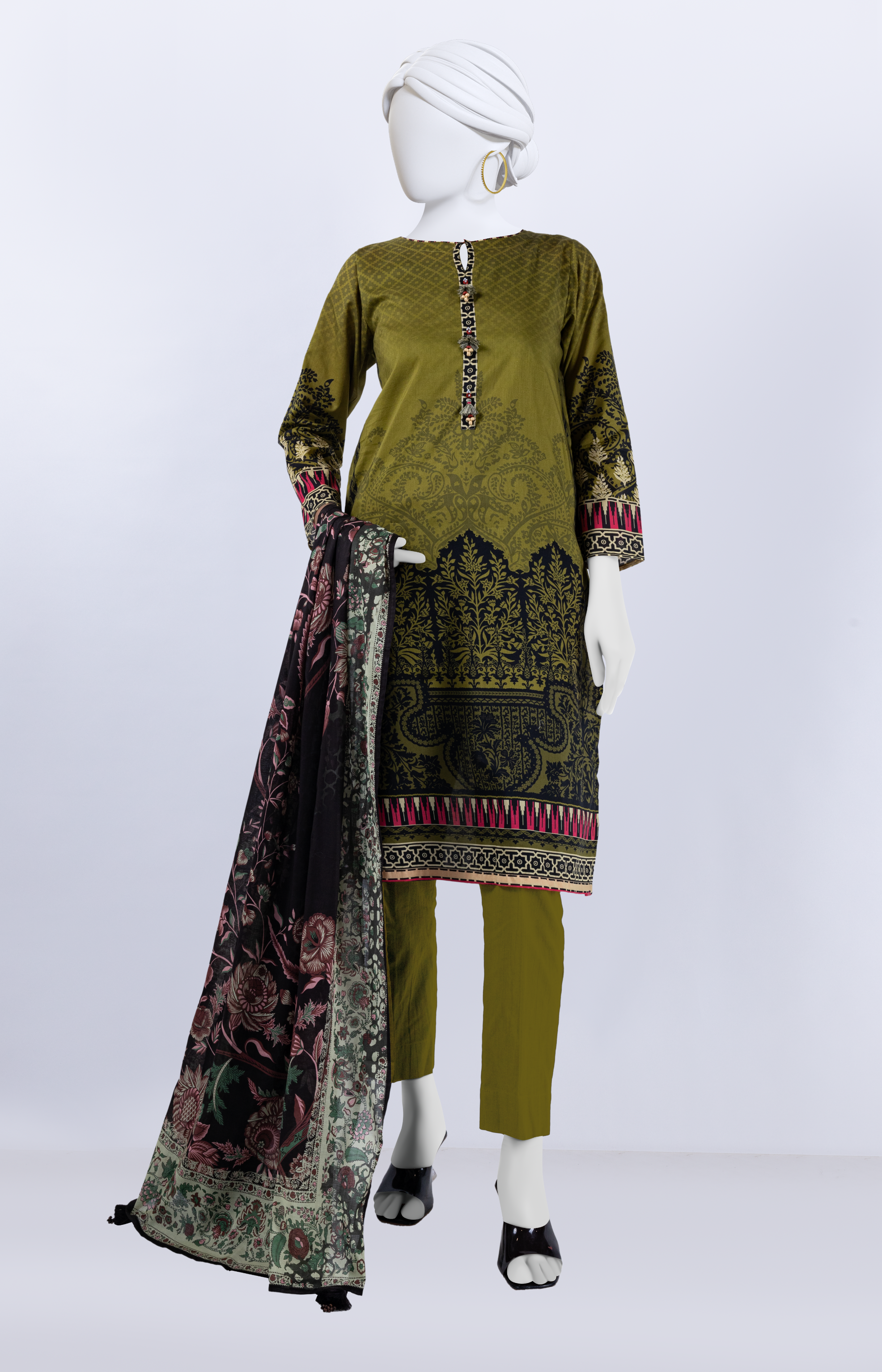 Lawn  Printed 3 Piece Unstitched | PLU-24-1225