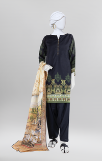 Lawn  Printed 3 Piece Unstitched | PLU-24-1342