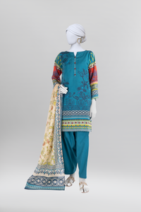 Lawn  Printed 3 Piece Unstitched | PLU-24-1346