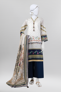 Lawn  Printed 3 Piece Unstitched | PLU-24-1355